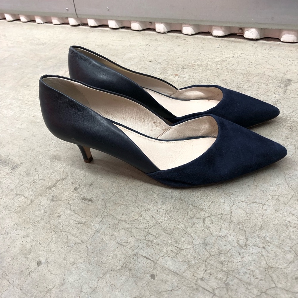 Louise et Cie Blue Heels Size 8W